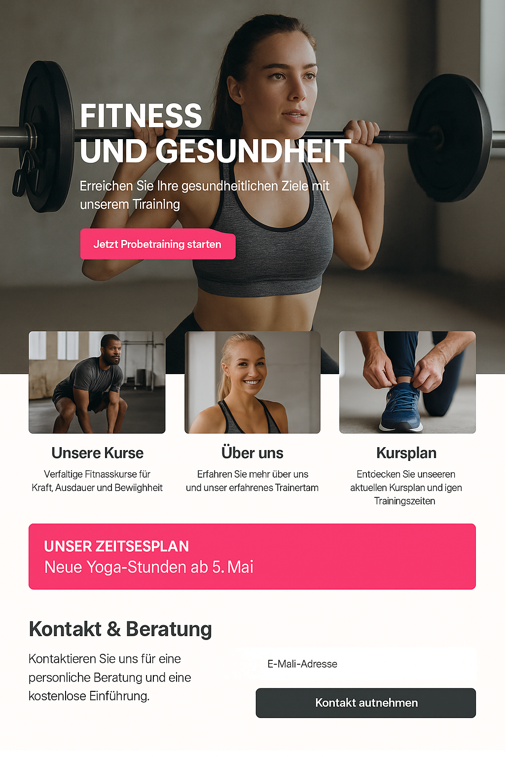 Fitnessstudio